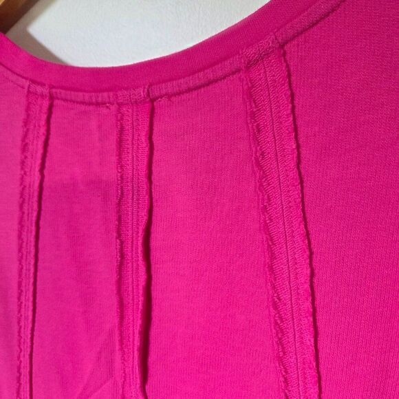 NWT UMGEE PINK SLEEVELESS SWING STYLE RAW HEM TOP SIZE LARGE - Picture 5 of 15